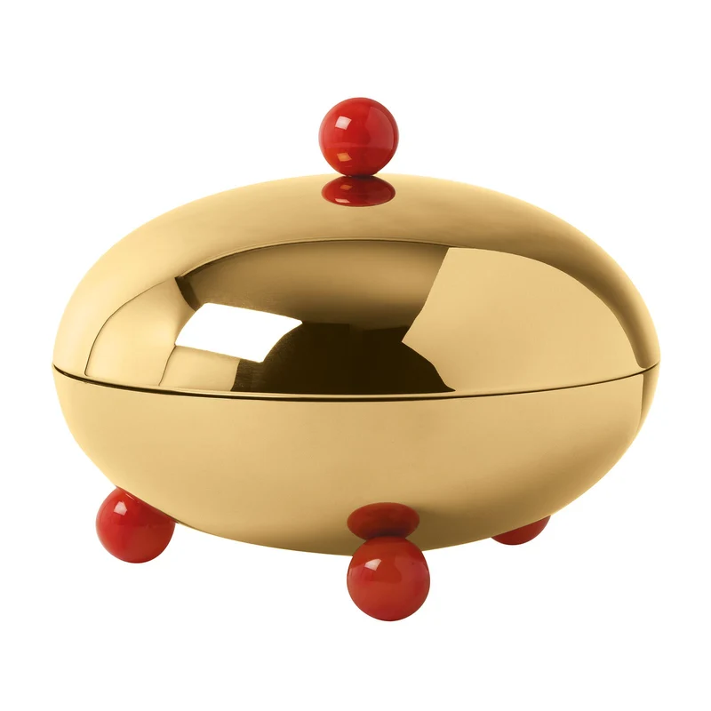 Sambonet Penelope Centrotavola con Coperchio in Acciaio Inox, diametro 20,5 cm