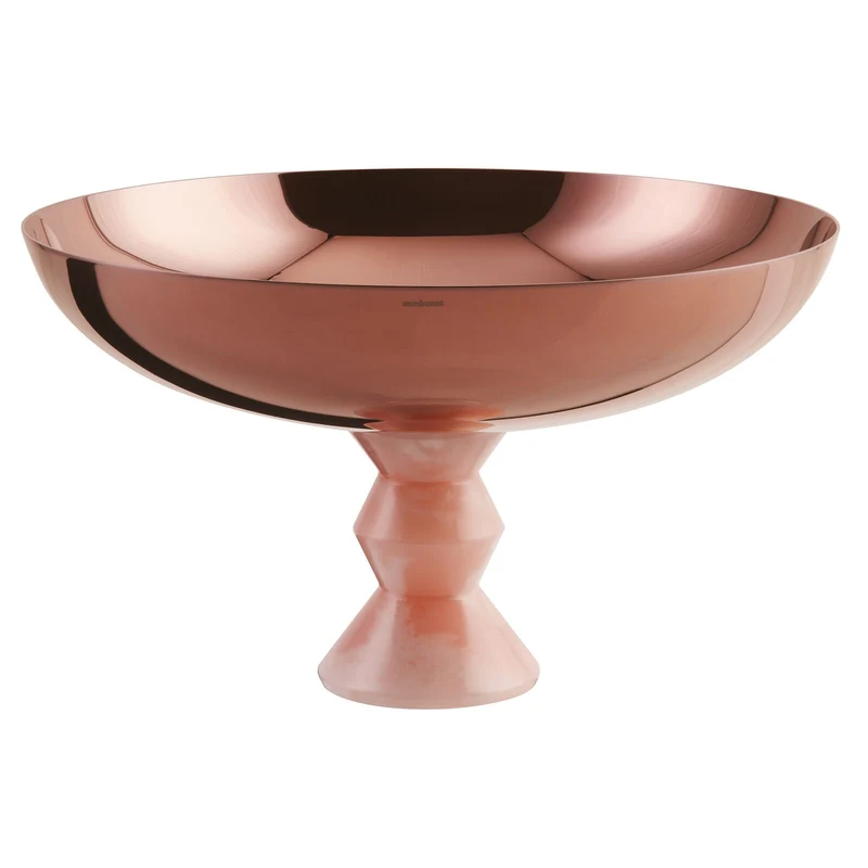 Sambonet Madame Coppa con Piede in Accaio Inox e resina, diametro 26 cm