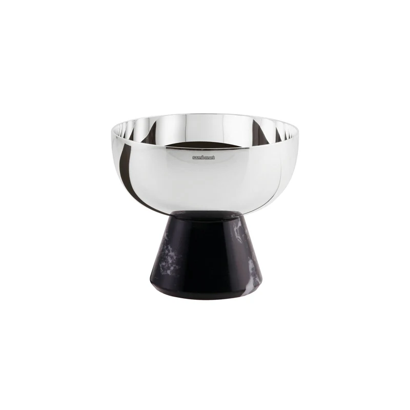 Sambonet Madame Coppa con Piede in Accaio Inox e resina, diametro 11 cm