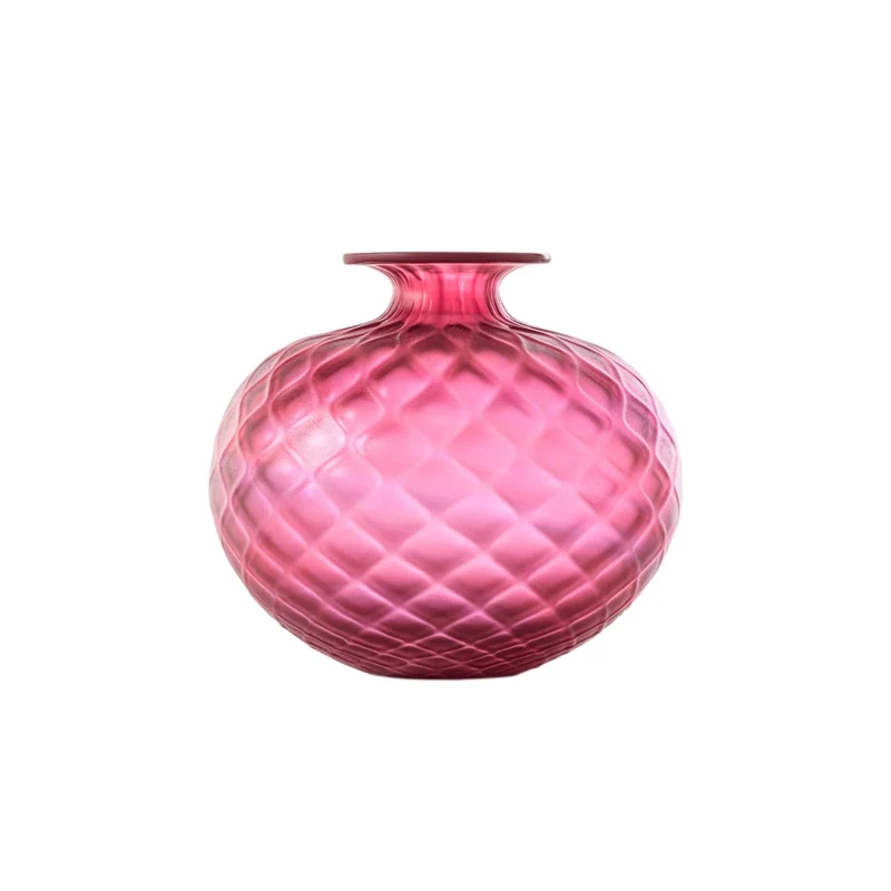 Venini Vaso Monofiore Balloton 100.36 Sabbiato