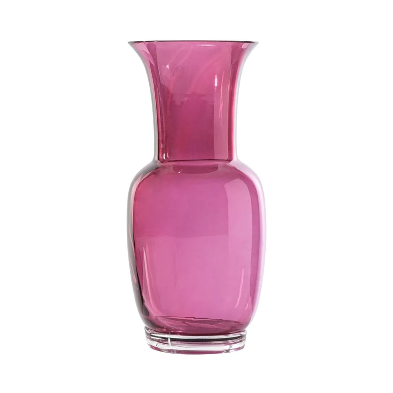 Venini Vaso Opalino Piccolo Trasparente
