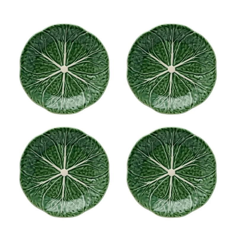 Bordallo Pinheiro Cavolo Set 4 Piatti Frutta, cm 19
