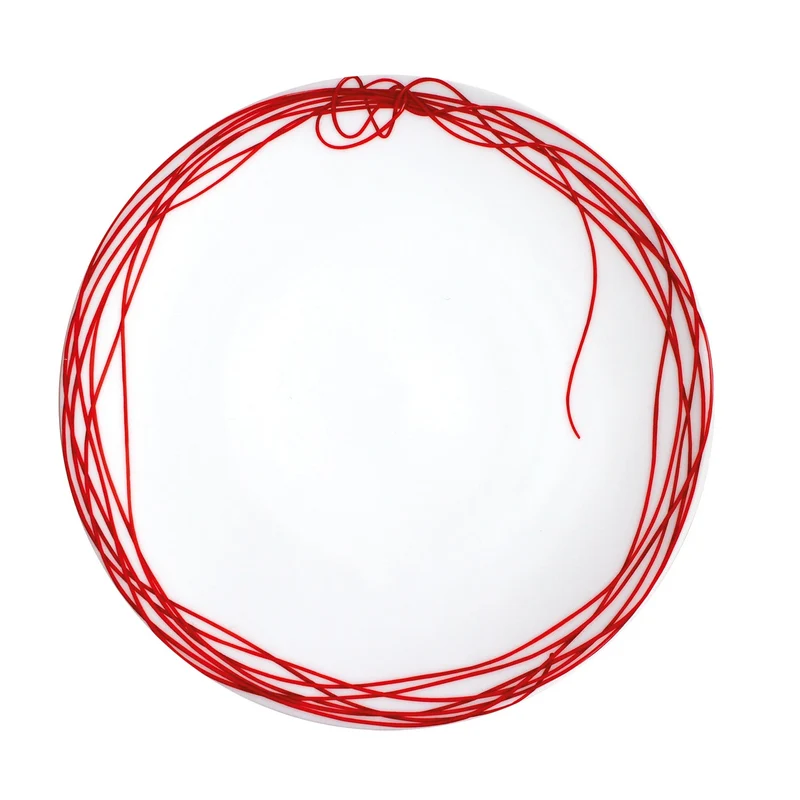 Taitù Fil Rouge Set 4 Piatti Piano
