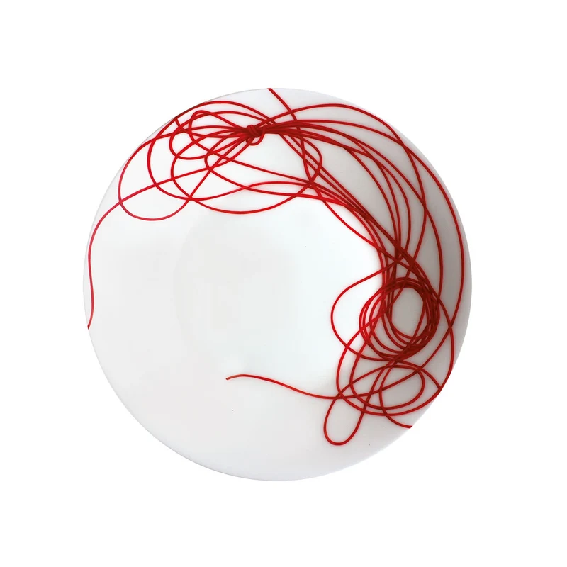 Taitù Fil Rouge Set 4 Piatti Fondi