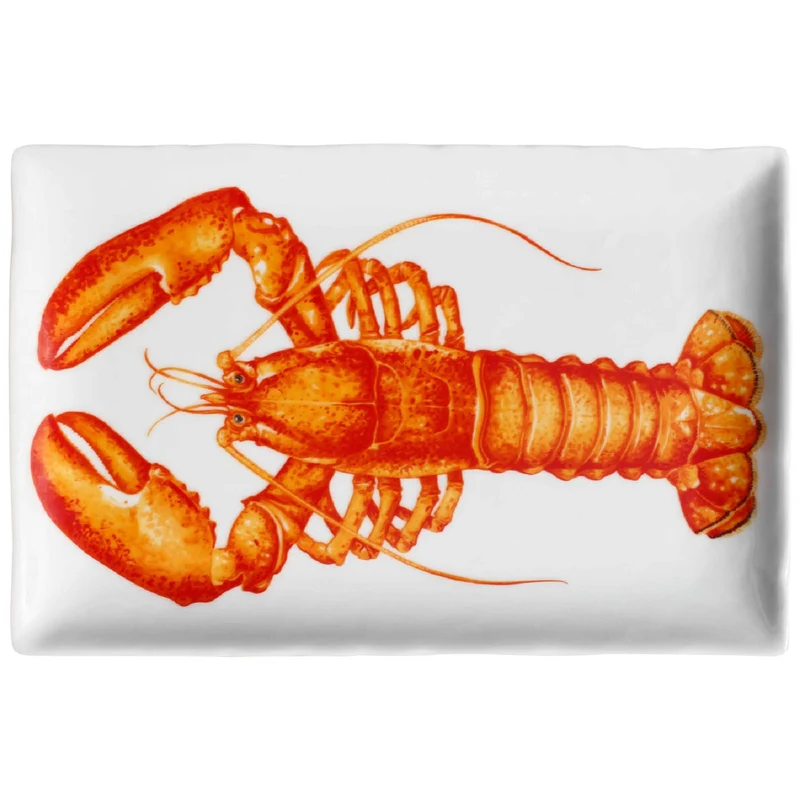 Taitù Dieta Mediterranea Fish Piatto da portata rettangolare, 33 x 22 cm
