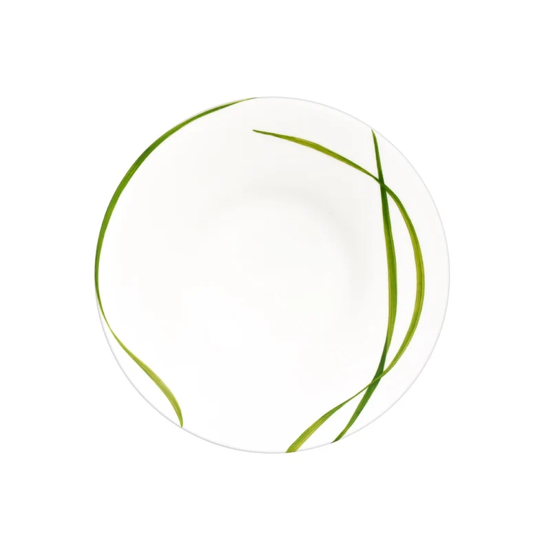 Taitù Life in Green Set 4 Piatti Fondi, 22 cm