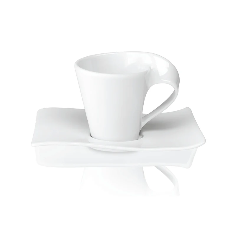 Villeroy & Boch NewWave Set 6 Tazzine da caffè Americano/The con piattino