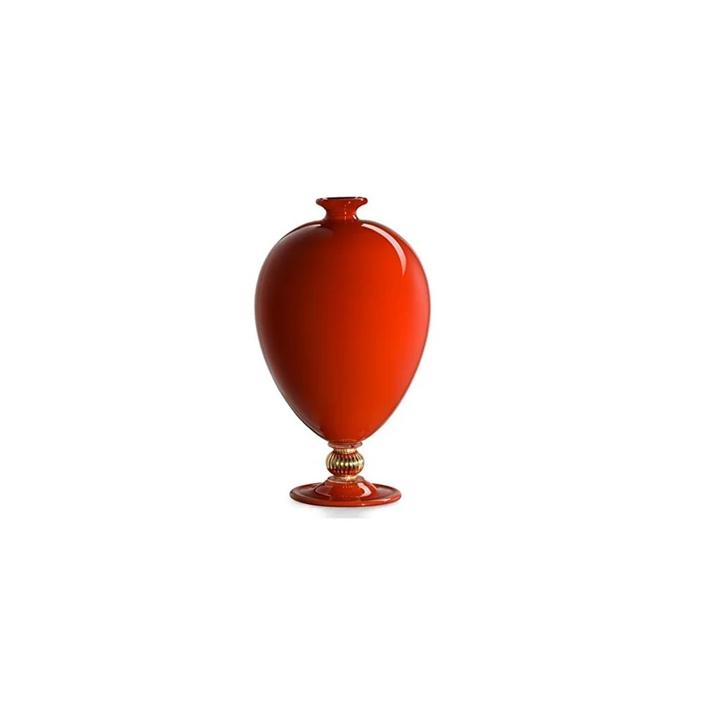 Venini Veronese Vaso 600.01 Rosso Antico