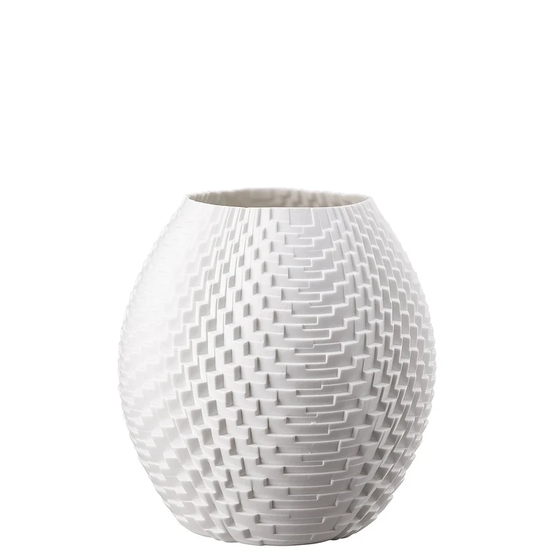 Rosenthal Phi Manhattan Vaso in Porcellana, 22 cm