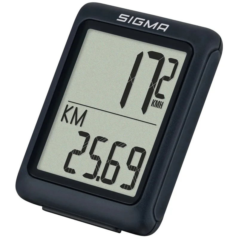 Ciclocomputer Sigma BC 5.0 WR, impermeabile, resistente alle intemperie, display ampio e leggibile, 5 funzioni di base