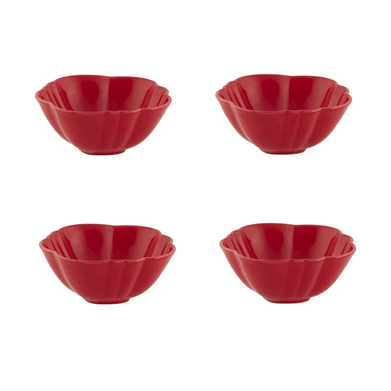 Bordallo Pinheiro Pomodoro Set 4 Ciotole 16 cm