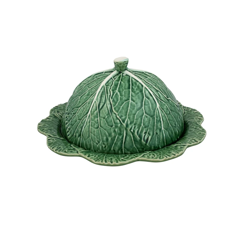 Bordallo Pinheiro Cavolo Vassoio per Formaggi con coperchio, cm 35