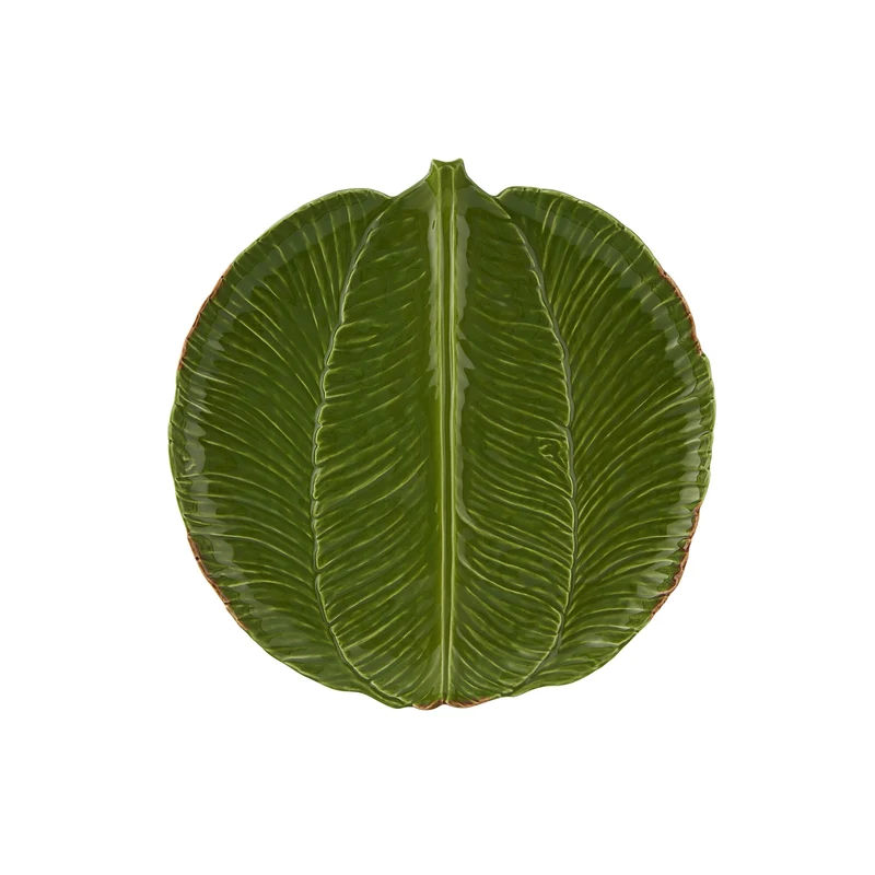 Bordallo Pinheiro Banana Madeira Vassoio Torta, cm 35
