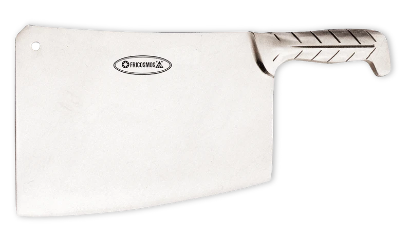 Couperet de boucher à frapper avec manche en inox