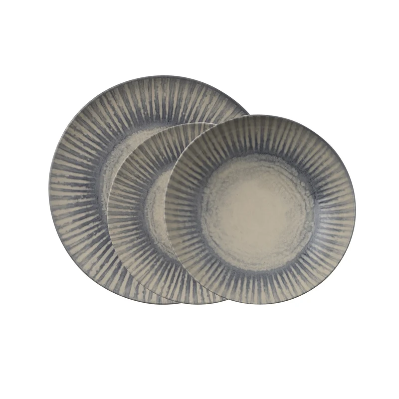 Arthur Krupp Sunlight Servizio Piatti per 4 Persone, Set 12 Pezzi