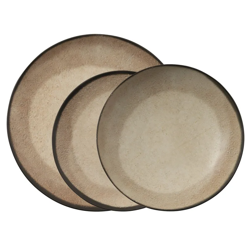 Arthur Krupp Shade Matt Stoneware servizio piatti 12 pezzi