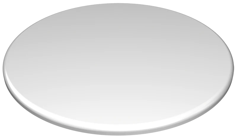 Assiette de présentation en polyéthylène