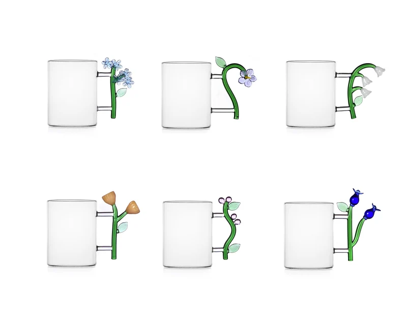 Ichendorf Botanica Set 6 Mug con Fiore