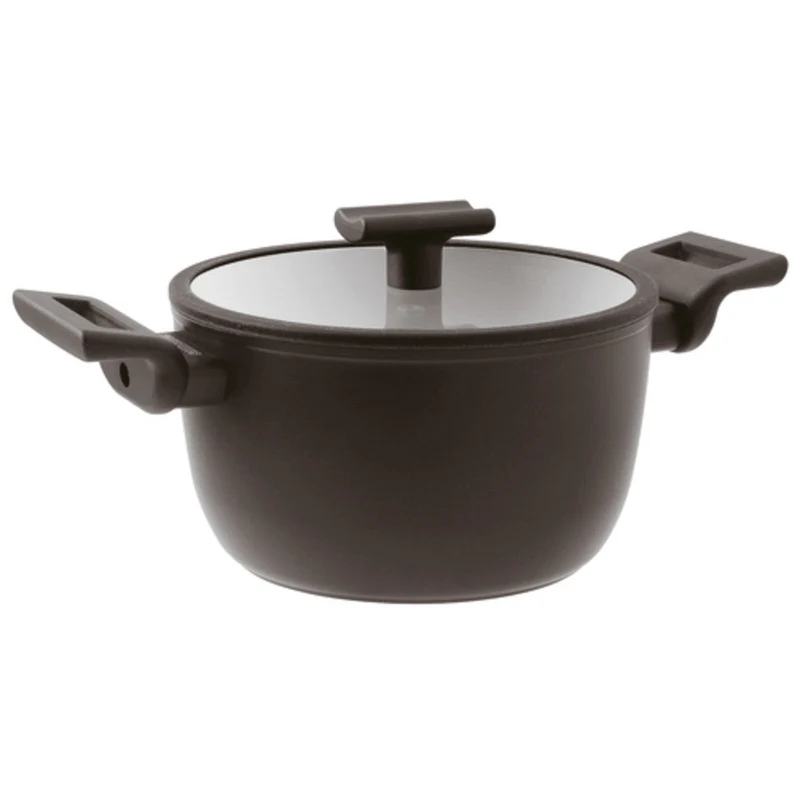 Sambonet Titan Pro Double Induction Casseruola Alta a due manici in alluminio