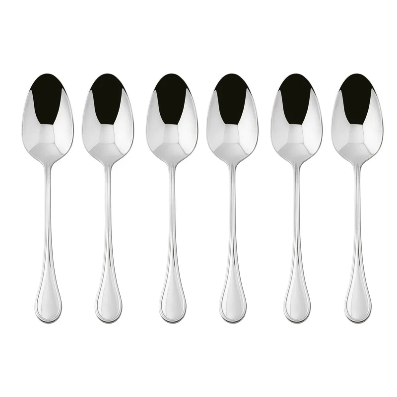Sambonet Royal Set 6 Cucchiaini Moka in Acciaio Inox