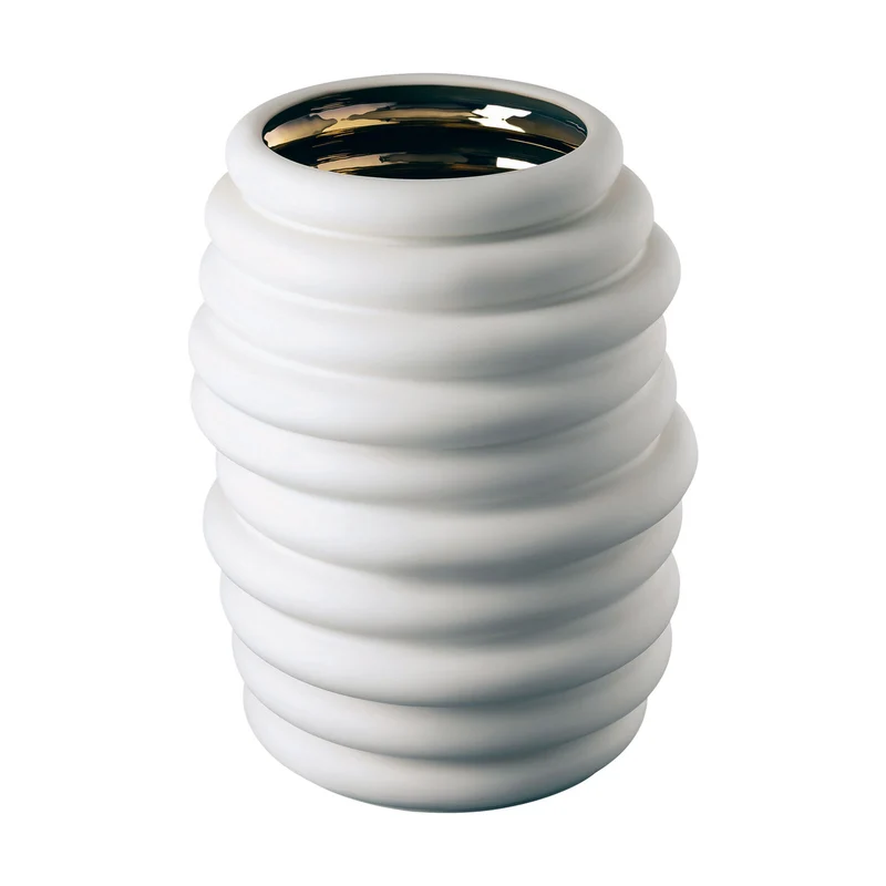 Rosenthal Vaso Hop Bianco inte Oro