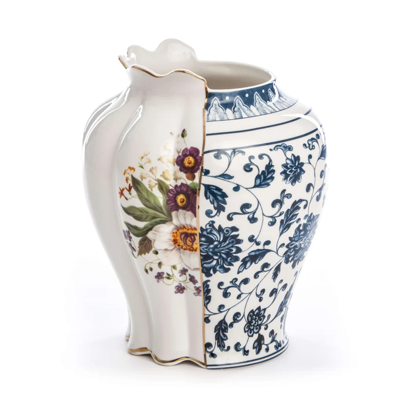 Seletti Hybrid Melania Vaso in porcellana