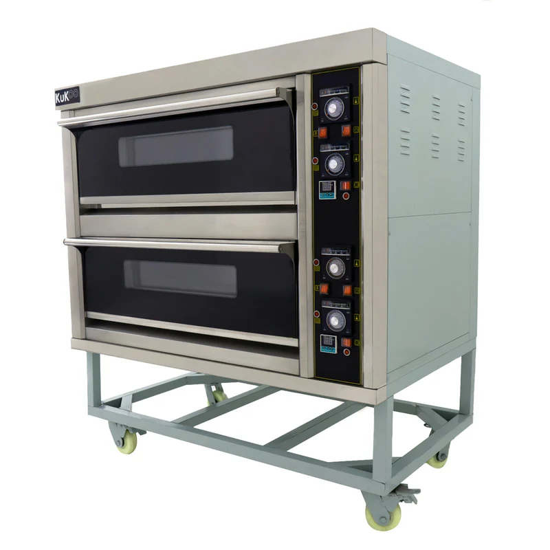 Forno Professionale KuKoo per Pizza e Panificazione Grande a Doppia Camera con Pala Pizza