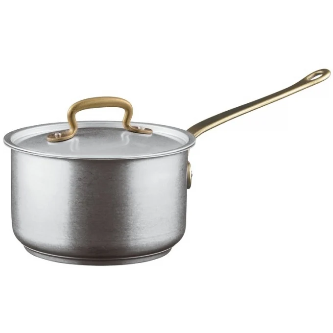 Sambonet 1965 Vintage Casseruola Alta 1 manico Acciaio Inox con coperchio cm 16