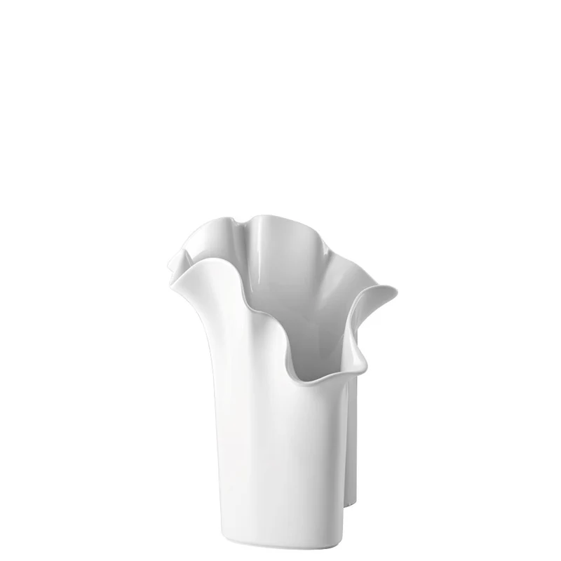 Rosenthal Asym Weiss Vase, 30 cm