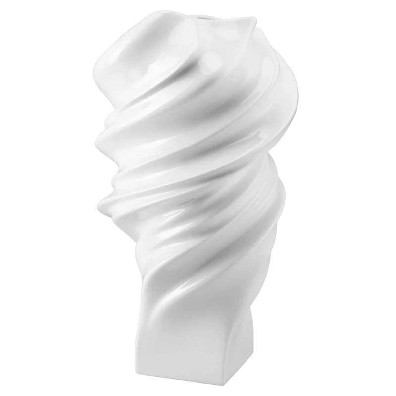 Rosenthal Squall Vaso in Porcellana, cm 32