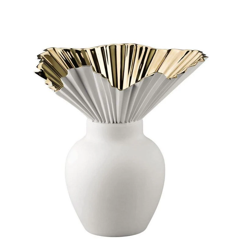 Rosenthal Falda Weiss Vase, 27 cm