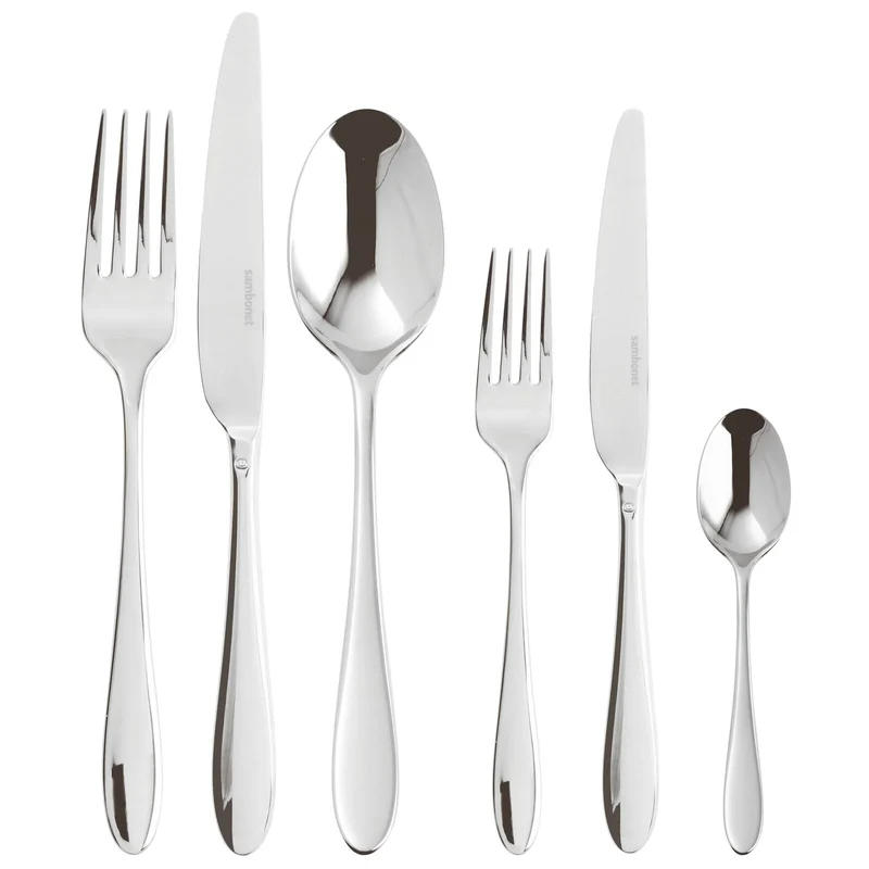 Sambonet Velvet Servizio posate 36 pezzi in Acciaio Inox