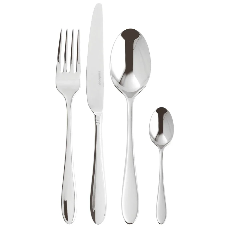 Sambonet Velvet Servizio posate 24 pezzi in Acciaio Inox