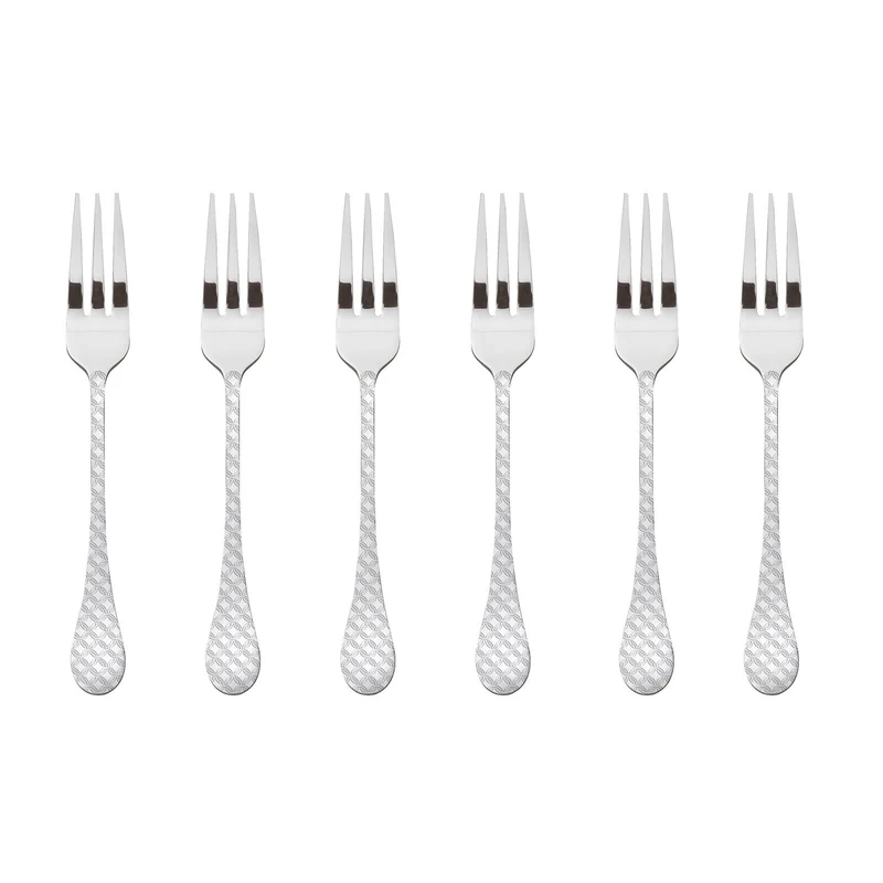 Sambonet Taormina Set 6 Forchette Dolce in Acciaio Inox
