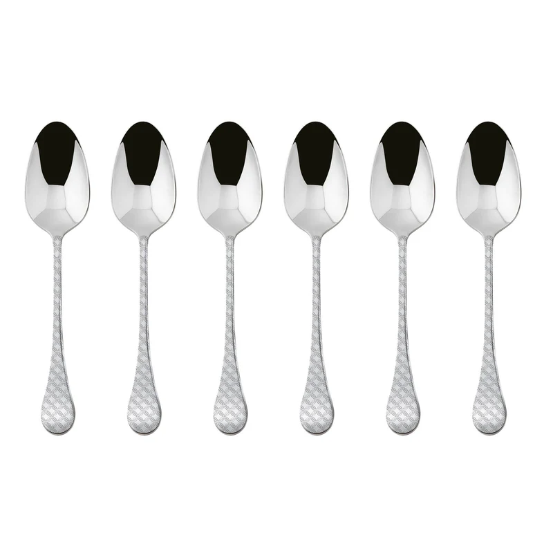 Sambonet Taormina Set 6 Cucchiaini Moka in Acciaio Inox