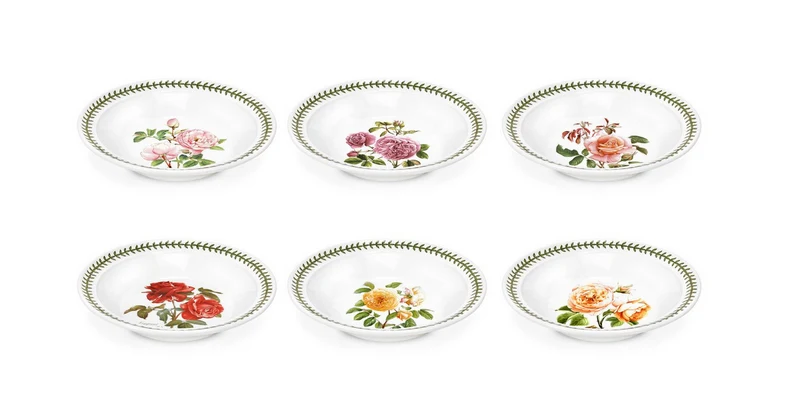 Portmeirion Botanic Roses Set 6 Piatti Fondi