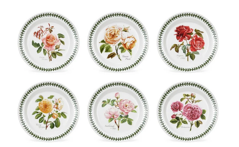 Portmeirion Botanic Roses Set 6 Piatti Frutta