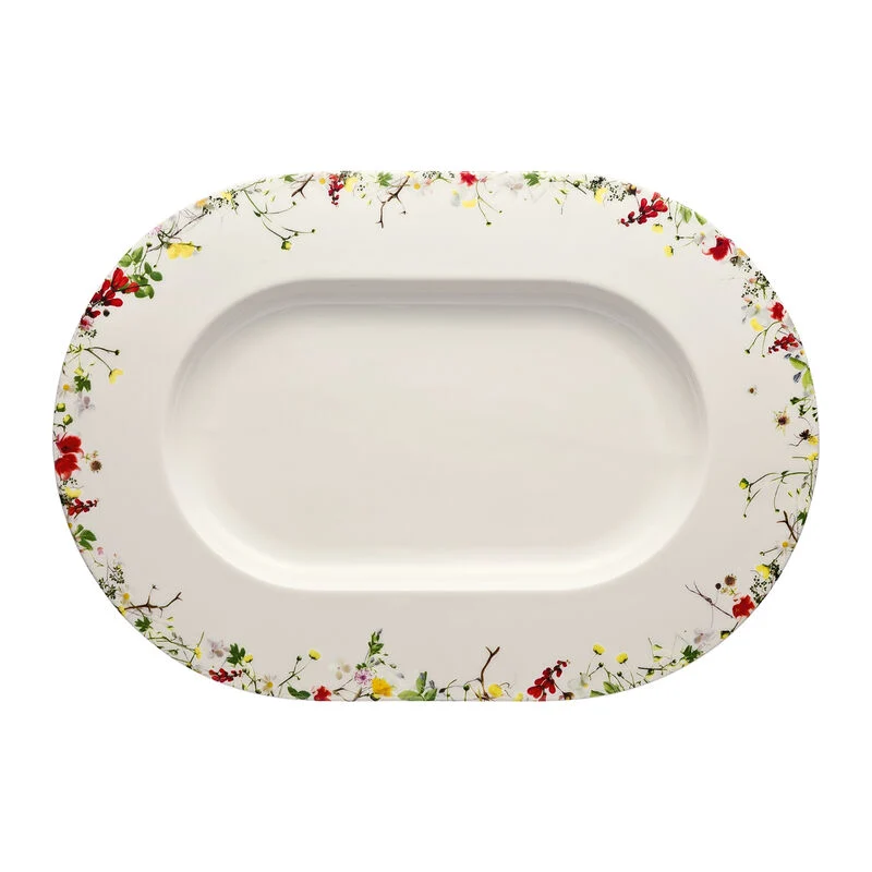 Rosenthal Brillance Fleurs Sauvages Piatto Ovale, 41 cm