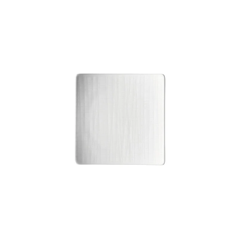Rosenthal Mesh Weib Piatto quadrato Piano 14 cm, Set 6