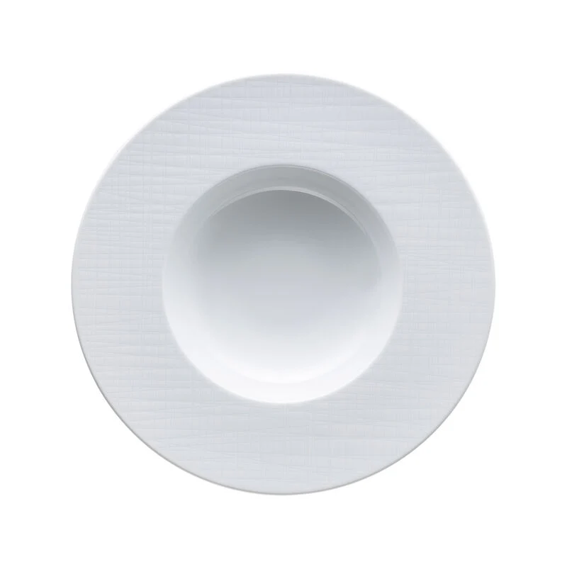 Rosenthal Mesh Weib Piatto Fondo con falda 28 cm, Set 6