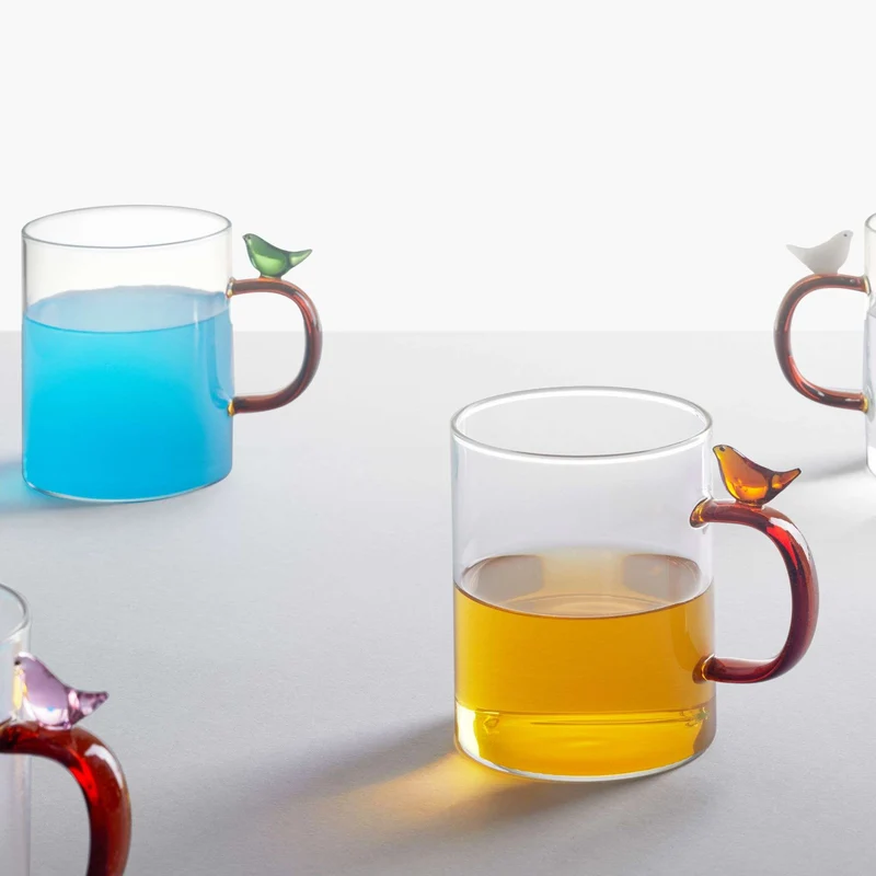 Ichendorf Birds Set 6 Tazze Mug con Uccellino