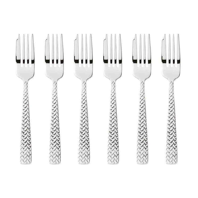 Sambonet Cortina Set 6 Forchettine Dolce in Acciaio Inox