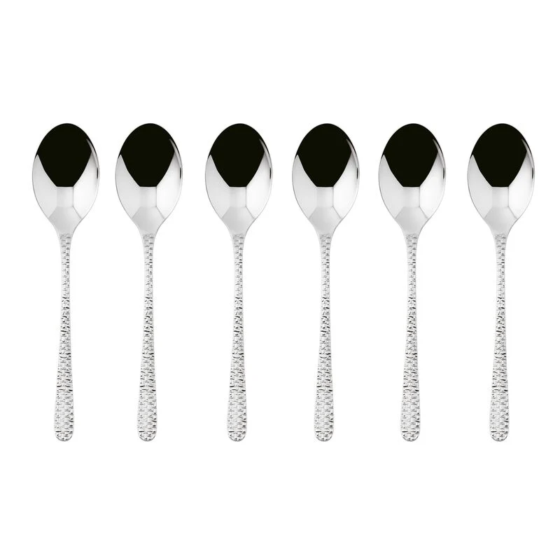 Sambonet Venezia Set 6 Cucchiani Moka in Acciaio Inox