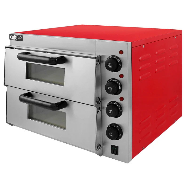 Forno Elettrico a Due Comparti per Pizza da 40cm - KuKoo