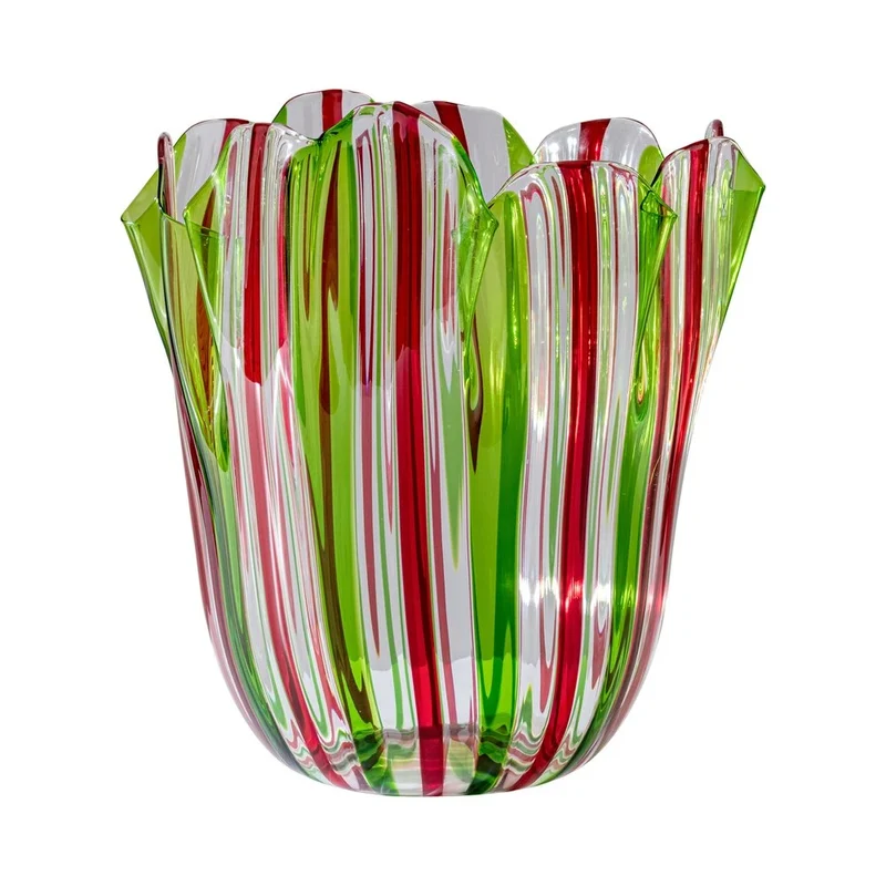 Venini Vaso Fazzoletto Tricolore