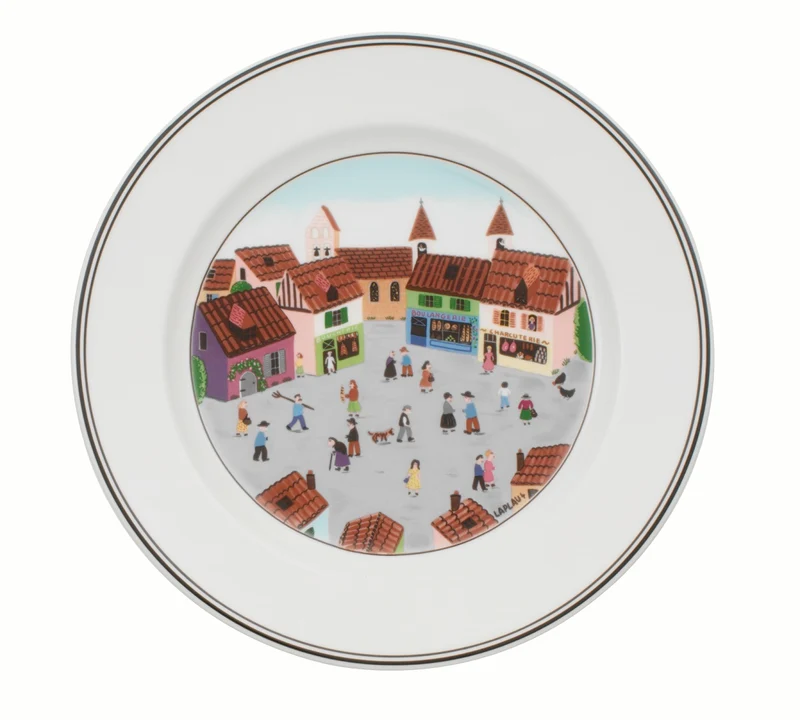 Villeroy & Boch Design Naif set 6 Piatti Piani decori assortiti