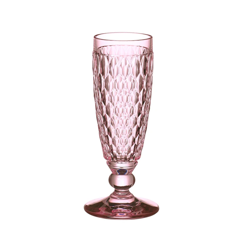 Villeroy & Boch Boston Coloured Set 4 Flute da spumante, rosa