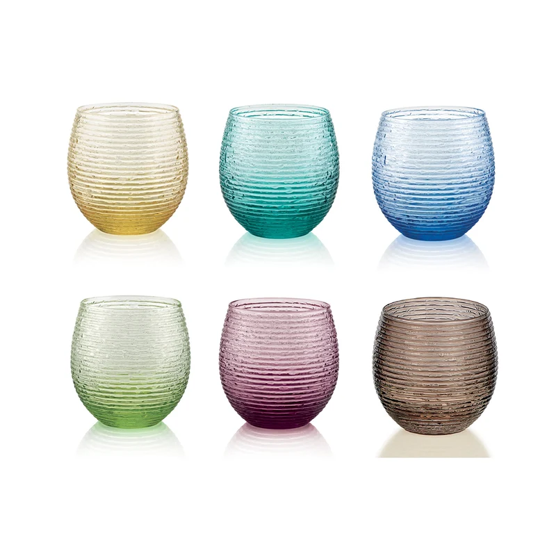 IVV Multicolor Set 6 Bicchieri Acqua