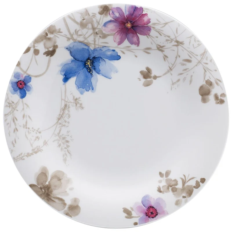 Villeroy & Boch Mariefleur Gris Basic Set 6 Piatti Piani