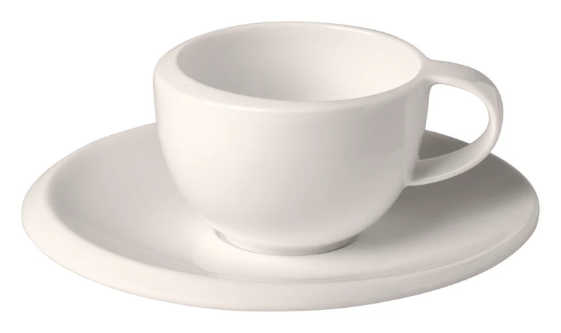 Villeroy & Boch NewMoon tazza da espresso/moka con piattino, set 6 pezzi